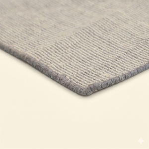 Tapis floral tufté à la main en laine gris argenté DECORDEC, antidérapant, écologique, à poils épais, moderne, pour salon, chambre et hôtel - Product Image 6