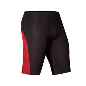 Shorts de compression pour hommes, séchage rapide, athlétiques, pour la gym, le fitness, la course, l'entraînement, avec logo personnalisé, en spandex, pour le sport et le yoga - Product Image 1