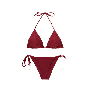 <b>Top</b> Class Strap Sexy One-piece <b>Swimsuit</b> Women OEM Service Spandex/Nylon Eco Friendly Quick Dry Push Bra Backless Thongs Front - Product Image 5