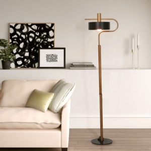 Modern <b>LED</b> Floor Lamp Minimalist Nordic Standing <b>Light</b> Luxury Mid-century Gold Metal Smart RGB <b>Corner</b> Lamp Dimmable Reading - Product Image 3