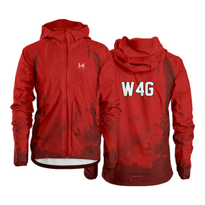 Custom Thin Nylon Coated Hooded Windbreaker Zipper Men's Jackets Eco Friendly Quick Dry Breathable Spring Wear Outerwear Jackets - Product Image 1