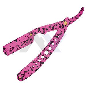 Navaja de Afeitar Profesional para Hombres, Navaja de Afeitar Recta de Seguridad para Barberos, Navaja de Afeitar Recta de Seguridad Roja para Salones - Product Image 4