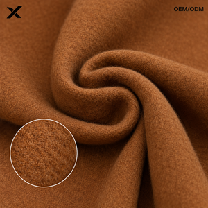 X Custom Women's Tie-Belt <b>Wrap</b> Coat | OEM ODM Premium Wool Cashmere Blend Winter Overcoat <b>Fur</b> Trim | Private Label Fashion Coats - Product Image 4