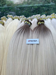 ผมต่อแบบตรง สีบลอนด์ 100% ผมเวอร์จินเวียดนาม ราคาขายส่ง เหมาะสำหรับเทศกาลปีใหม่ - Product Image 3