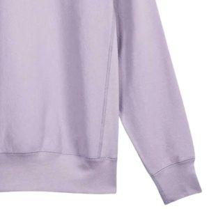 เสื้อสเวตเชิ้ตคอกลมคลาสสิกสำหรับผู้ชาย สีลาเวนเดอร์ ผ้าฝ้ายพรีเมียม แขนยาว สวมใส่สบาย เหมาะสำหรับทุกวัน สไตล์สตรีทแวร์ - Product Image 5