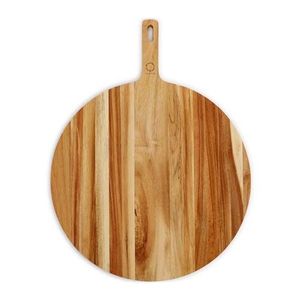 Planche à découper ronde en bois avec poignée, épaisseur 1,5 cm, compatible lave-vaisselle - Product Image 6