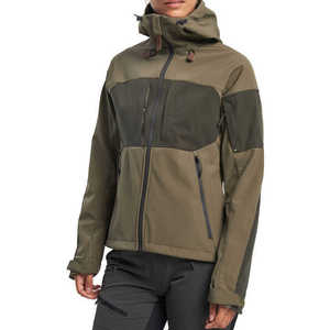 <b>Men's</b> Hooded Puffer <b>Jacket</b> Color Blocking Black Brown Windproof <b>Casual</b> <b>Summer</b> Zipper Closure Spandex/Polyester Shell 220g - Product Image 1