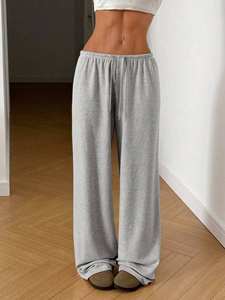 Wholesale <b>Women's</b> Denim Pants <b>Stretch</b> Flared Baggy Jean <b>Trousers</b> Summer Straight Leg Solid Washed Skinny Pants - Product Image 3