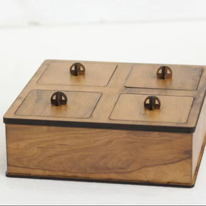 Tradebyd MDF Wooden Polished Decorative <b>Box</b> Multipurpose Use for Jewelry <b>Storage</b> and Gifting - Product Image 1