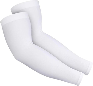 Manchons de bras anti-UV de haute qualité pour hommes et femmes – Protection de la peau, idéal pour le baseball – Manchons de compression unis de la meilleure qualité - Product Image 3