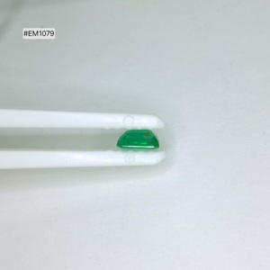 Piedras preciosas sueltas octogonales de esmeralda 100% pura de grado 3A de Zambia, 8.00x6.00x4.00mm, 1.60ct, piedra verde para la fabricación de joyería personalizada - Product Image 6