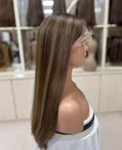 Pelucas de Cabello Humano Virgen al Por Mayor con Frente de Encaje Suizo HD, Transpirables, con Aspecto Natural y Trenzado - Product Image 4