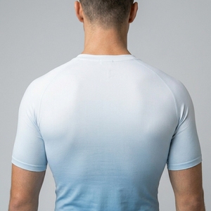 Custom Men Compression Half Sleeve Shirt Quick Dry Athletic Fitness Training Gym Sportswear Performance Top - Product Image 4