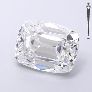 Diamante Cultivado en Laboratorio con Certificación IGI, 3.44 CT, Forma Alargada, Color D, Claridad VVS1, CVD LG 777616881, ROYAL GEMS para Joyería - Product Image 2