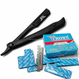 Navaja de Afeitar Magnética JRL, Navaja Profesional de Acero Inoxidable con Cuchilla Reemplazable, Accesorios para Salón de Belleza, OEM - Product Image 1