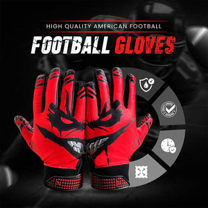 Gants de gardien de but professionnels en latex PU pour l'entraînement et la compétition de football, antidérapants, protection des doigts, thermiques/isolés, extensibles - Product Image 3
