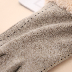Gants en laine mélangée pour femmes |   Gants doux et chauds quatre saisons avec fonction tactile pour la détection des aiguilles, parfaits pour les activités de plein air et le quotidien - Product Image 5