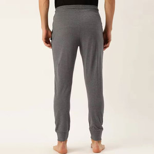 HILTON ENTERPRISES Men's Gray High Sweatpants Drawstring Closure Side Pockets Casual Joggers Fleece 100% Cotton High Street - Product Image 2