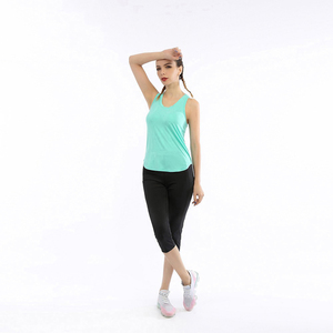 Trending Style Hot Quality Spandex Women's Fitness Tank Top for Sport Yoga Workouts & <b>Running</b> Versatile Activewear <b>Singlet</b> Shirt - Product Image 5