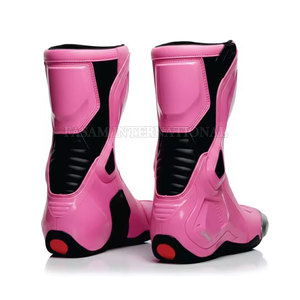 Chaussures de moto robustes de couleur unie, vente en gros de chaussures de moto, chaussures de moto fabriquées par des professionnels - Product Image 2