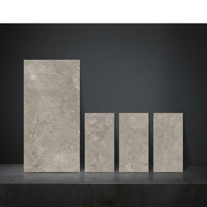 Vistaar - Baldosas de Porcelana Brillante Antideslizantes de 12 mm de Grosor, 800x1600 mm, Diseño Gris de Lujo para Interiores y Exteriores, para Pisos y Paredes, 5 Unidades - Product Image 1