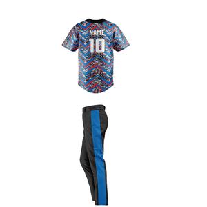 <b>Elite</b> Softball Uniforms Custom Logo Printed Soft Touch Lightweight & Breathable Sportswear Plain Style Baseball Uniform - Product Image 4