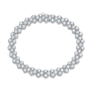 Moissanite Wrap <b>Bracelet</b> 925 Sterling Silver Luxury | Third Party Certified Custom Fine Jewelry Wholesale Supplier Factory Price - Product Image 5