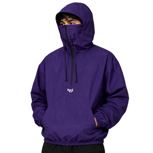 Custom Tactical Pullover Balaclava Windbreaker Men's <b>Jackets</b> Oversized Hooded <b>Jacket</b> Water Resistant & Windproof Windbreaker USA - Product Image 1