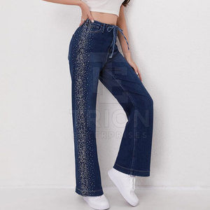 High Quality Women Rhinestone <b>Pant</b> Latest Design Women Rhinestone <b>Pant</b> Breathable Lightweight Women Rhinestone <b>Pant</b> - Product Image 4