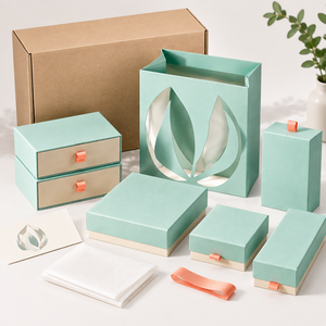 Custom Luxury Jewelry Gift <b>Box</b> Set Rigid Paper Packaging <b>Box</b> For Rings <b>Earrings</b> Necklace Premium Brand Packaging - Product Image 2