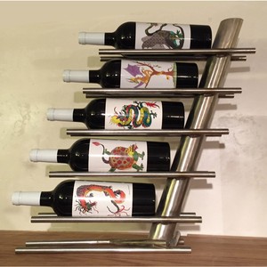 Wholesale Customizable Modern Stainless Steel <b>Wine</b> Rack For Home Bar Storage New Arrival <b>Wine</b> Rack - Product Image 5