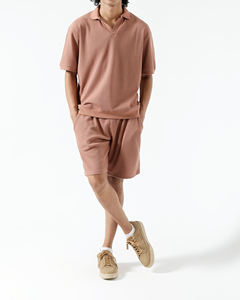 Polo à manches longues pour homme, color block, OEM/ODM, 100% coton, coupe ample, logo imprimé en relief 3D personnalisé. - Product Image 3