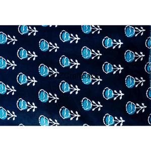 Tissu d'habillement 100% coton tissé, imprimé au bloc, écologique, respirant, séchage rapide, léger, style croisé, provenant du Rajasthan - Product Image 6