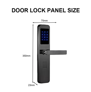 不锈钢木门智能 TTlock 应用程序酒店锁 Cerradura 电子无钥匙键盘密码锁，带 6068 锁芯 - Product Image 3