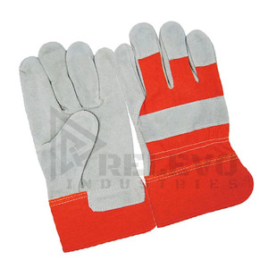 Manufacturer Direct Leather Safety Gloves Heat Resistant Welding Work Gloves for Heavy Duty Industrial Use - Product Image 6