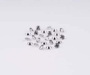 OM GEMS Diamante natural suelto de 2.20 MM, color Sal y Pimienta, talla brillante, diamante de fantasía Melee, certificado para la fabricación de joyas - Product Image 3