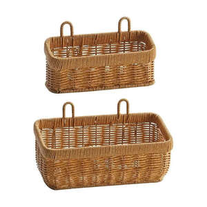 Vietnam High Quality Handwoven Rattan <b>Basket</b> Eco-Friendly Vintage Multifunction Kitchen Organizer Tableware Storing - Product Image 1