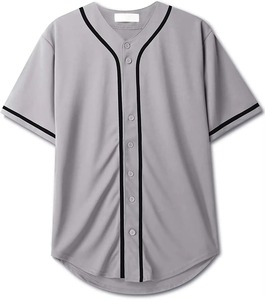 Uniforme de Béisbol Personalizado de Moda, Transpirable, de Secado Rápido, Cuello Redondo, Talla Grande, 100% Poliéster, Logotipo Personalizado, Precio al por Mayor - Product Image 1