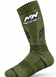 Chaussettes de motocross de qualité supérieure, 100 % spandex, séchage rapide, écologiques, confortables/respirantes, personnalisées, en vente - Product Image 5