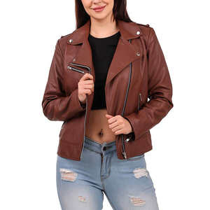 Veste matelassée en peau de mouton pour femme, de qualité supérieure, décontractée, streetwear, confortable, respirante, haute qualité - Product Image 1