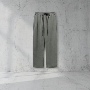 Pantalon de jogging décontracté en tricot noir pour homme, coupe classique, couleur unie - Product Image 6