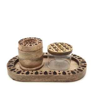 Quemador de Incienso Religioso de Madera y Metal, Ecológico, Diseño de Autor, Premium, en Tendencia, Precio Bajo - Product Image 2