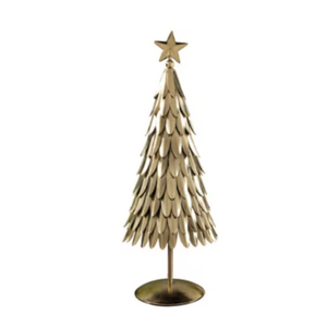 Ensemble d'arbres de Noël classiques décoratifs verts, 2 ornements métalliques, arbres en fil métallique ornés, étoiles de sommet, éclairage LED, intérieur/extérieur, pour les fêtes - Product Image 6