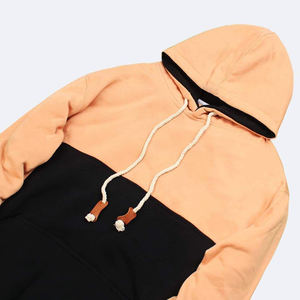 Sweat à capuche brodé personnalisé en coton épais à épaules tombantes pour marques de streetwear, production en gros - Product Image 2