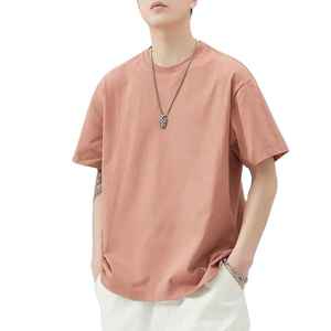 Camiseta de Hombre 100% Algodón, Manga Corta, Transpirable, Moderna, Informal, Lisa, con Logotipo Personalizado - Product Image 6