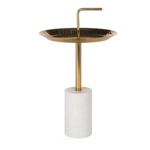 Mesa Auxiliar de Aluminio Dorado para Dormitorio, Sala de Estar, Decoración del Hogar, Muebles para el Hogar, Venta al Por Mayor - Product Image 4