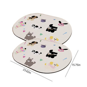 Customised Soak High Quality Factory Customized Non slip Super <b>Absorbent</b> Quick Drying Diatomite Bathroom Floor <b>Mat</b> Diatomaceous - Product Image 1