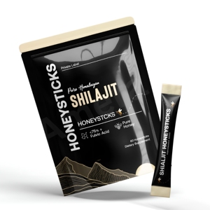 Fabricant OEM de sachets de résine de Shilajit pur de l'Himalaya, complément alimentaire, marque privée - Product Image 1