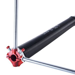 Paire de ressorts de torsion de remplacement pour ouvre-portes de garage, 0,218 x 2 x 26 pouces, 16 000 cycles, revêtement noir par électrophorèse, couleur noire - Product Image 1