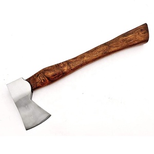 Hacha Vikinga de Acero Inoxidable Hecha a Mano con Mango de Madera, Forjada a Mano, para Uso Industrial/DIY/Camping - Product Image 6